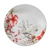 Split P Split P First Snow Floral Red Salad Plate Set Of 4 - 2 of 4
