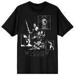 Willow (1988) Black and White Character Collage Men’s Black Graphic Tee