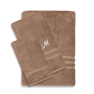 Linum Home Textiles 100% Turkish Cotton 3PC Denzi Towel Set - 1 of 1