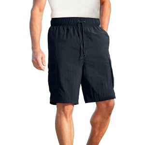 KingSize Men's Big & Tall 8" Cargo Swim Trunks - 1 of 4
