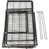 24" Heavy Duty Metal Dog Playpen - Indoor/Outdoor Pet Fence for Small/Medium/Large Dogs, Portable Animal Barrier for Yard, RV & Camping - Black - 4 of 4
