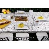 Lorren Home Trends 16 Piece Square Beaded Stoneware Dinnerware set, service for 4, White - image 2 of 4