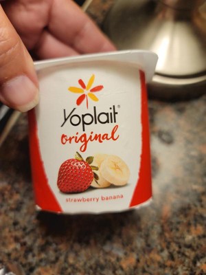 Yoplait Original Strawberry Banana Yogurt - 6oz : Target