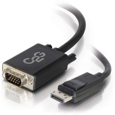 C2G 15ft DisplayPort to VGA Active Adapter Cable - M/M - 15 ft DisplayPort/VGA Video Cable for Video Device, Notebook, Computer, Monitor