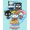 Seven Times Six Naruto Shippuden X Hello Kitty Friends Shonen Junior's Women's Adult T-Shirt Blue - 2 of 3