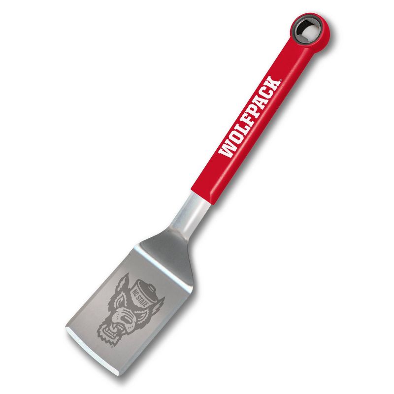 NCAA NC State Wolfpack Stainless Steel BBQ Spatula with Bottle Opener, 1 of 5