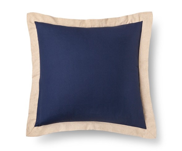 Pillow Sham (Euro) Navy - Mudhut&#153;