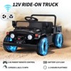 Jojoka 12V Kids Ride on Car Licensed Toyota, Ride on Toys with Remote Control, Battery Powered, 4WD, Bluetooth, LED Lights - 3 of 4