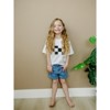 Kids Zuri Checkered Short Sleeve Tee Shirt 2T - Olive + Scout - 4 of 4