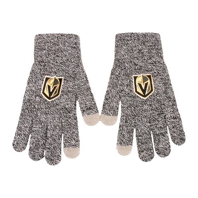 NHL Vegas Golden Knights Gray Knit Gloves