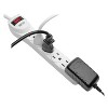 Tripp Lite Protect It!® 180-Joules Home Computer Surge Protector, 6 Outlets, 2-Ft. Cord, TLP602 in White - 3 of 4