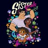 Juniors Womens Encanto Flower Sister Goals T-Shirt - 2 of 4