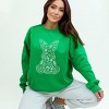 Simply Sage Market Women's Graphic Sweatshirt Easter Elements Bunny - 2 of 4