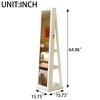 Gulches Full Length Mirror 360° Swivel Jewelry Cabinet With light - 3 of 4