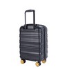Whisen 18.5 in. Carry On Luggage Hardshell Lightweight Suitcase with TSA Lock and Spinner Wheels - 4 of 4