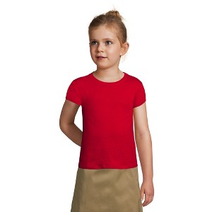 Lands' End School Uniform Kids Short Sleeve Essential T-shirt - 1 of 4