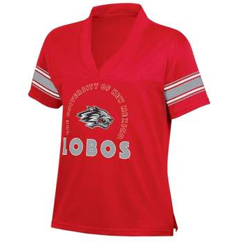 NCAA New Mexico Lobos Women's Mesh Jersey T-Shirt