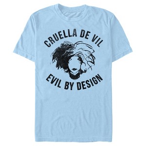 Men's Cruella Evil By Design Sketch T-Shirt - 1 of 4