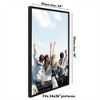 Americanflat 24x36 Poster Frame with Polished Plexiglass - Soho Collection - Gallery Style Deep Molding Picture Frames for Wall Display - Black - 2 of 4