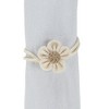 Unique Bargains Flower Pin-on Curtain Tieback Cotton Linen 2 Pcs - 4 of 4