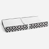 Bacati - Love Black/White Diamond Plush Changing Pad Cover - 4 of 4