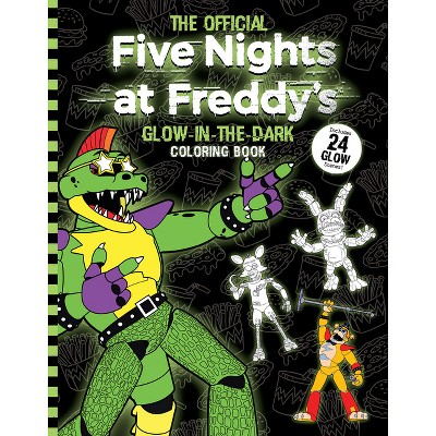 Five Nights at Freddy's Glow in the Dark Coloring Book - by Scott Cawthon  (Paperback)