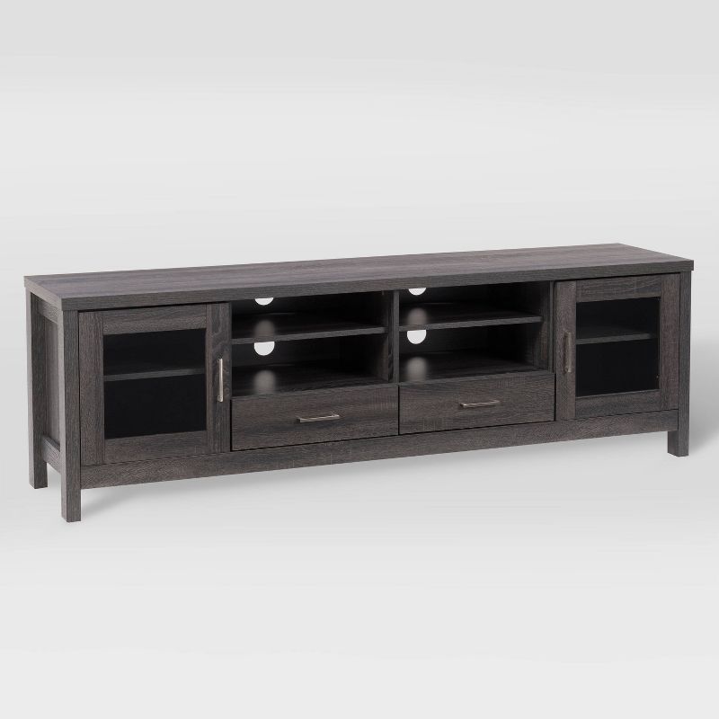 Hollywood TV Stand for TVs up to 80&#34; Dark Gray - CorLiving, 3 of 12