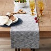 Design Imports Off-White Tonal Recycled Cotton Slubby Rib Table Runner - 3 of 4