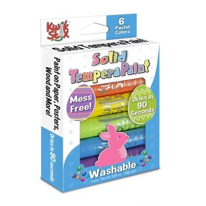 Kwik Stix Tempera Paint Sticks Easter Edition, 6 Pastel Colors - 1 of 1