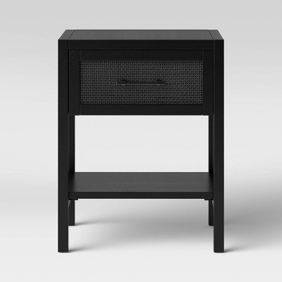Warwick End Table with Drawer Black - Threshold™