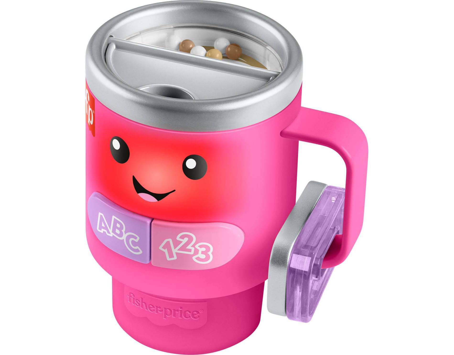 Fisher-Price Laugh & Learn Wake up & Learn Coffee Mug - Pink