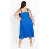 Women's Plus Size Lilly Dress - sky blue | CITY CHIC - 3 of 4
