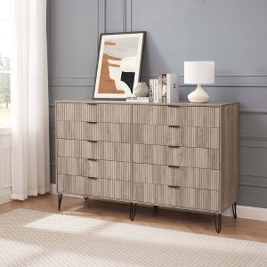 Manhattan Comfort Dumbo 10 Drawer Double Dresser - 1 of 4