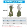 Unique Bargains Leather Gardening Thorn Proof Protective Garden Gloves 1 Pair - 2 of 3