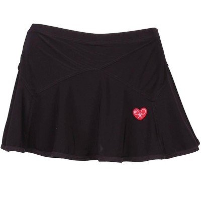 Women's Wo's Triangle Tennis Skirt With Black Trim - Love Love Tennis