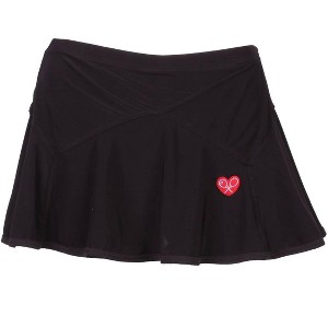 Women's Wo's Triangle Tennis Skirt With Black Trim - Love Love Tennis - 1 of 2