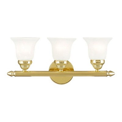 Livex Lighting Neptune 3 - Light Vanity in  Polished Brass