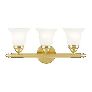 Livex Lighting Neptune 3 - Light Vanity in  Polished Brass - 1 of 1