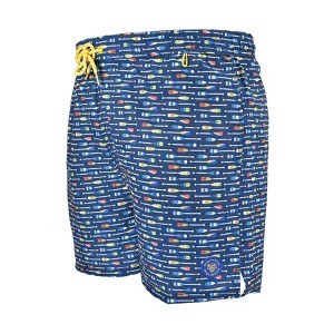 Banana Boat UPF50+ Men's Swimsuit 4-Way Stretch | Paddles Navy or Teal - 1 of 4