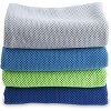 8 Packs 40"x 12" Microfiber Multicolor Solid Cooling Towel for Yoga, Sport, Gym, Workout, Fitness, Running - 3 of 4