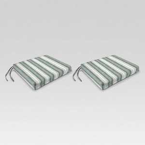 19" x 17" 2pk Outdoor Square Seat Pads - Jordan Manufacturing - 1 of 3