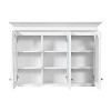 Chery Life 40" in Medicine Cabinet with Mirror, Bathroom Storage Cabinet with Mirror Door and Shelves, Wall Mounted Bathroom Cabinet with Glass Doors - 3 of 4