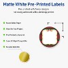 Avery Labels, 2" Diameter, Gold-Red-Green Plaid, Matte, 120ct - 2 of 4