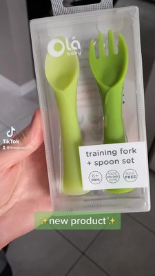 OXO Tot Training Fork and Spoon Set – The Baby Lab Company
