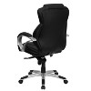 Emma and Oliver High Back Black LeatherSoft Contemporary Executive Swivel Ergonomic Office Chair - 3 of 4