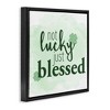 Stupell Industries Just Blessed Green Shamrocks, 25" x 25" - 3 of 4