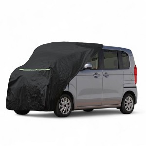 Unique Bargains Hood Windshield Cover for K CAR Size m 210D Sino-Chemical Cotton 102.76" Black - 1 of 4