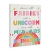 Stupell Industries Fairies Unicorns Mermaids and Rainbows Whimsical Design Canvas Art - 2 of 4