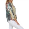 Women's Tundra Burnout Rounded Hem Top - Jess & Jane - 2 of 4