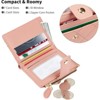 FATMOON Women’s Bifold Leather Wallet with Zip Coin Pocket - Easy to Use Card Holder for Credit Cards, ID, Cash & Coins - 4 of 4